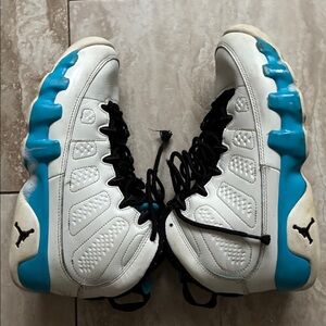 Classic Jordan Kids White and blue Running Sneakers